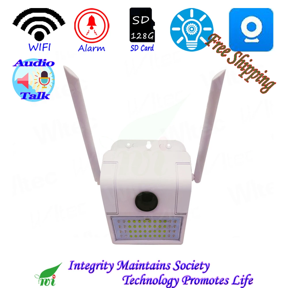 Настенный светильник с камерой Wifi 1080 P камера сигнализацией движения