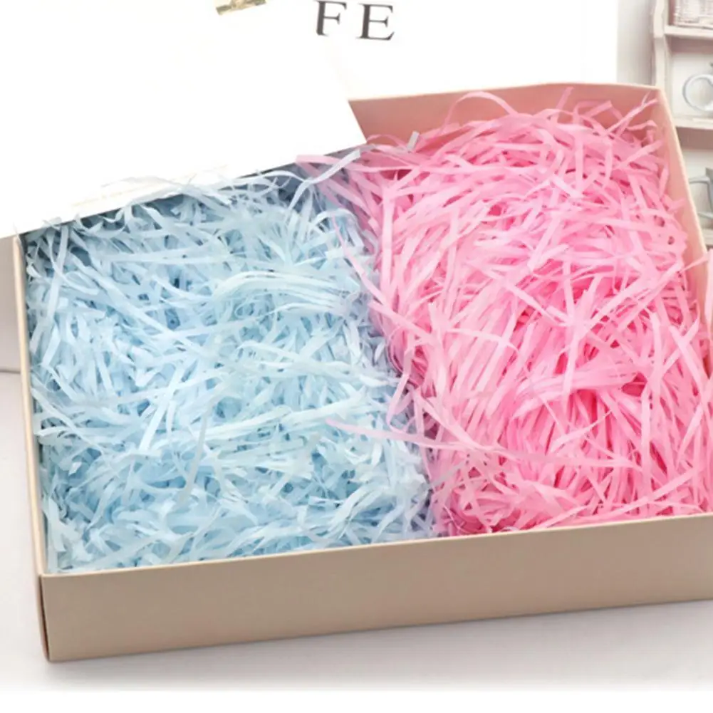 

10g Colorful Shredded Crinkle Paper Raffia Candy Boxes Filling Marriage Diy Box Wedding Home Gift Decoration Material Q8q6