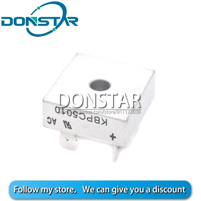 2 шт. KBPC5010 KBPC 5010 50A 1000 В переменного тока мостовой выпрямитель новый и