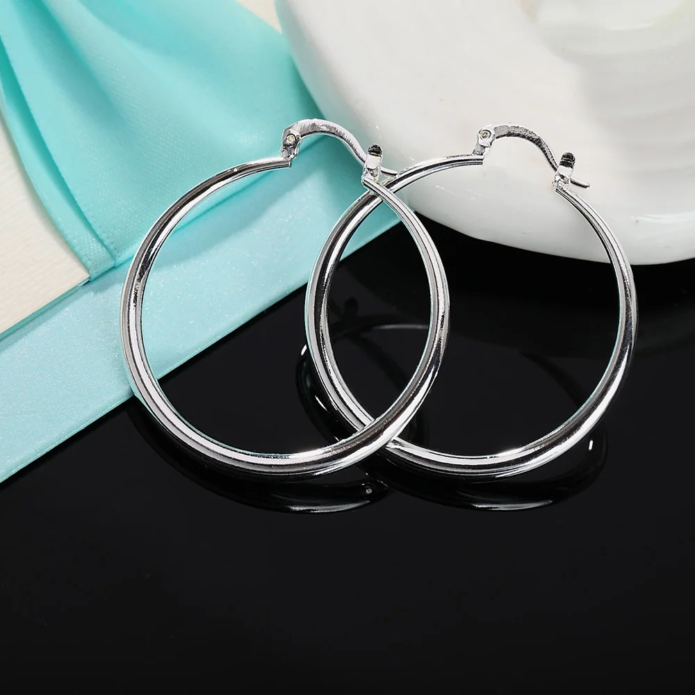 

Серьги BABYLLNT 925 пробы серебряные, стильные глянцевые простые серьги, женские очаровательные, ювелирные изделия и подарки для вечеринок
