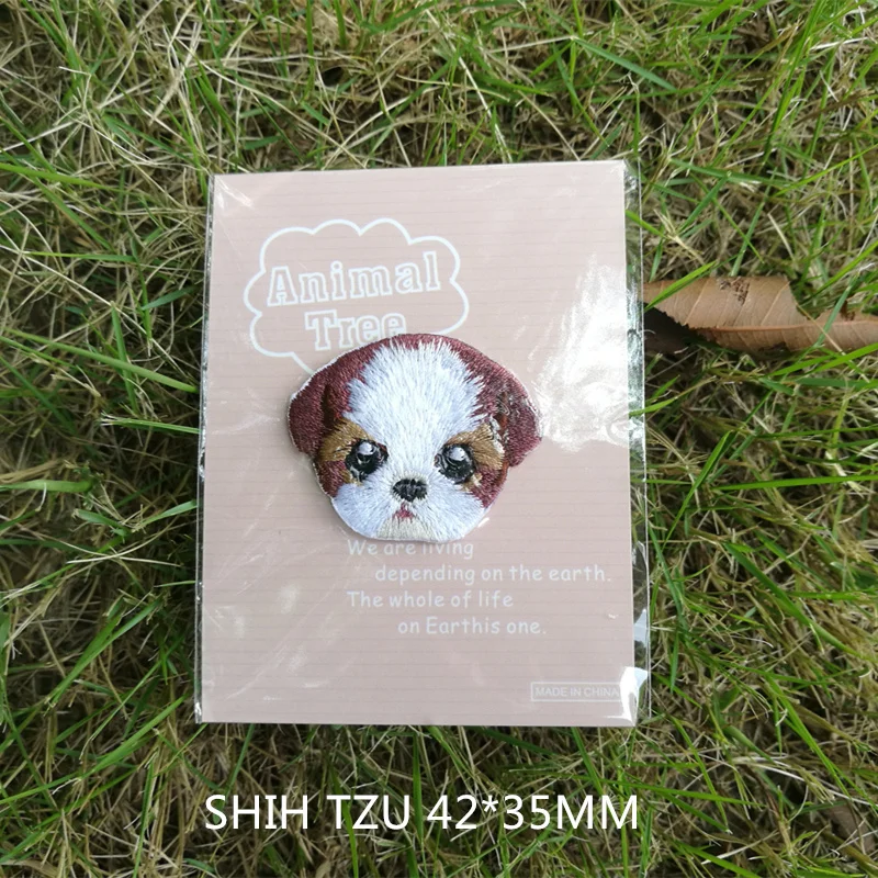 1 рисунок вышивка патч мультфильм детская одежда декоративная задняя Прорезиненная Ткань прилипающая собака пальто футболка свитер декоративный p