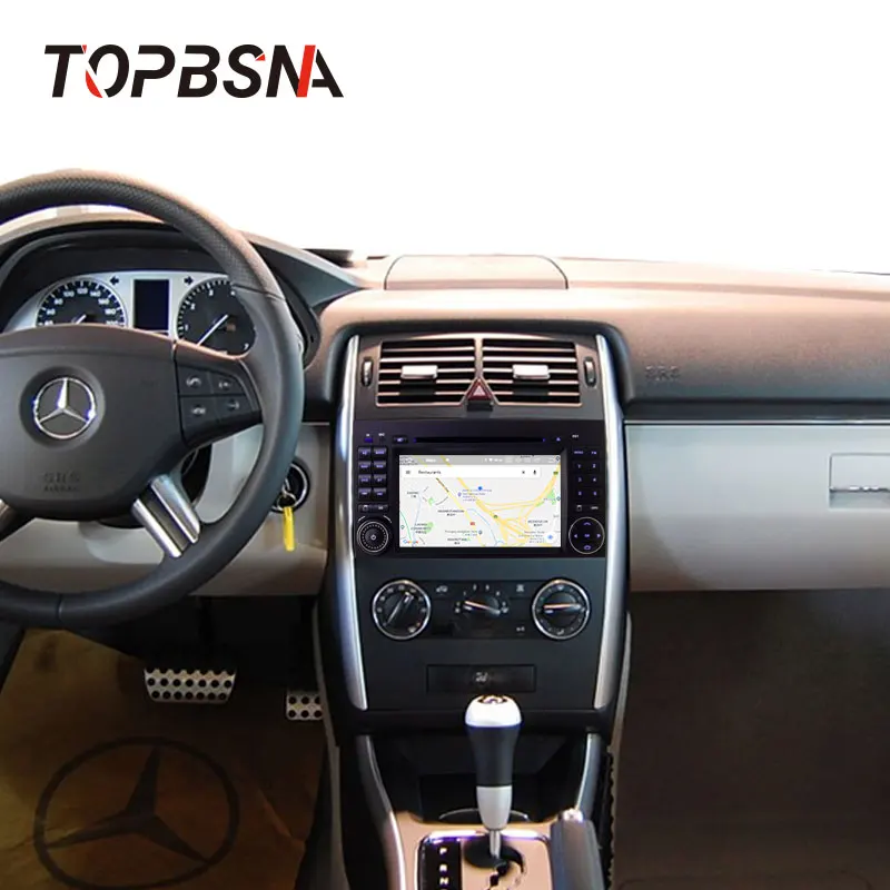 Автомобильный DVD-плеер TOPBSNA стерео-система на Android 10 с GPS Навигатором для Mercedes Benz B200