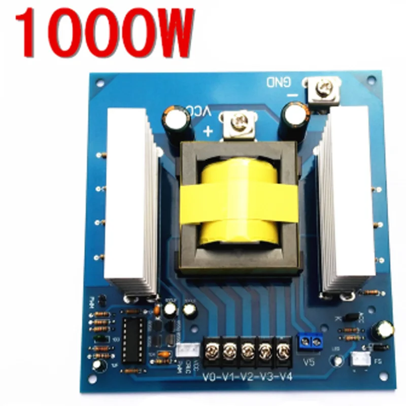 

1000W DC12 or 24V to AC0-220V-380V high frequency inverter DC variable AC boost module