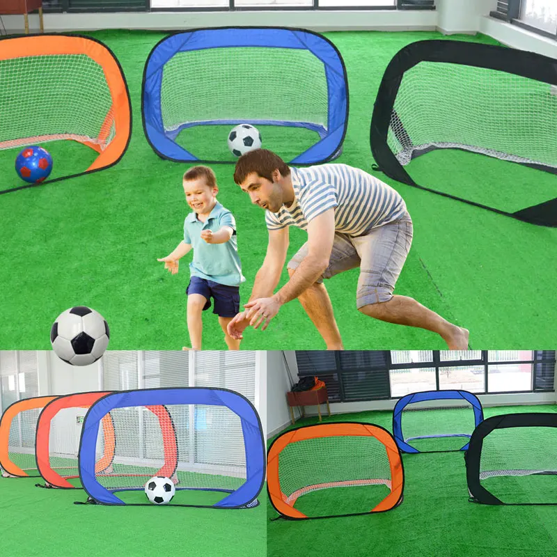 Football Net Soccer Ball Outdoor Game Goal Oxford Cloth 3color Portable Durable Practical Goalkeeper Lawn Match Field | Спорт и
