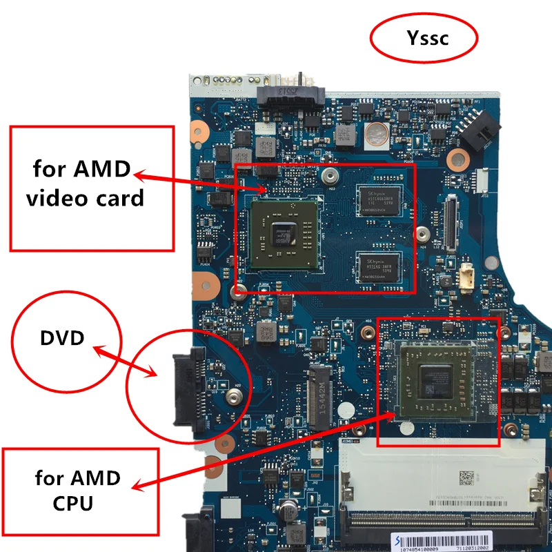 Материнская плата для Lenovo G40-45 материнская ноутбука системная (с CPU + R5 GPU) |