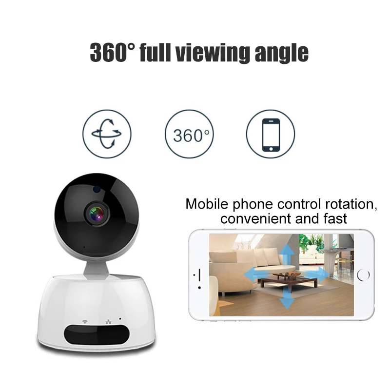 HD Беспроводная умная WiFi камера Аудио запись наблюдения детский монитор Мини CCTV