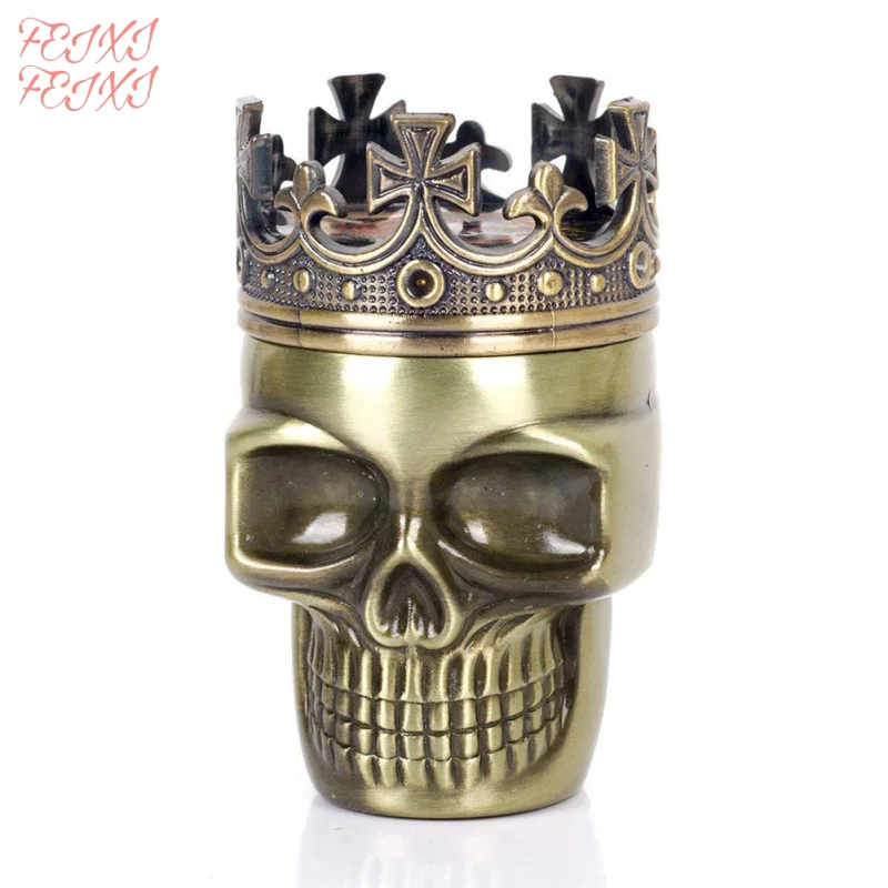 Панк Ghost Head Череп Стиль Пластиковый Точильщик для табака травяные травы ручной