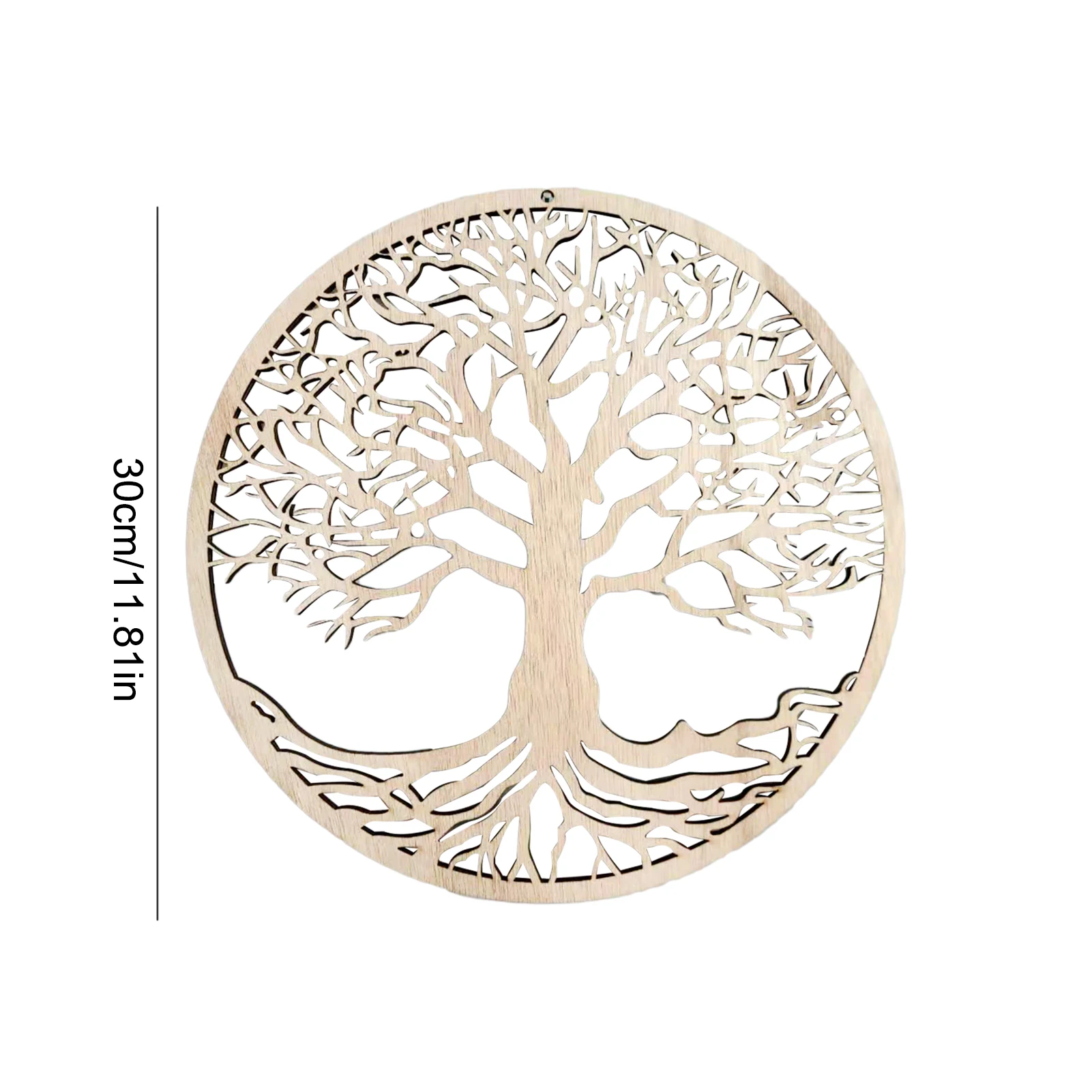 

Tree Of Life Wall Wooden Pendant Room Hanging Ornament Artwork Home Yoga Studio Backgound Wall Decoration