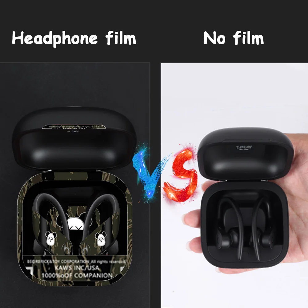 Модный чехол-наклейка для наушников Apple Beats Powerbeats Pro пыленепроницаемый