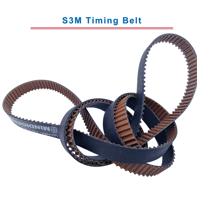 

S3M Timing Belt with circular teeth model S3M-1422/1500/1569/1596/1611/4500 teeth pitch 3mm belt thickness 2.2mm