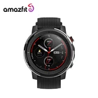 Глобальная версия Смарт-часы Amazfit Stratos 3, 5ATM, GPS, музыка, двойной режим, 14 дней, смарт-часы для мужчин, Android