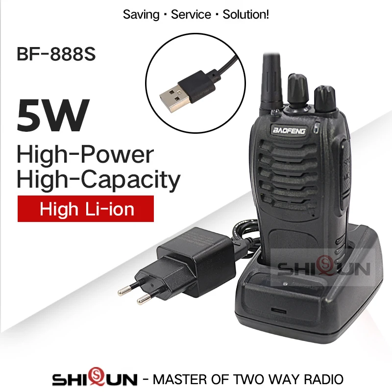 1/2/3/4/6PCS Baofeng BF-888S Walkie Talkie UHF 400-470MHz 888s Cheap 2 Way Radio Baofeng bf888s Handy Portable bf 888s UV 5R 82