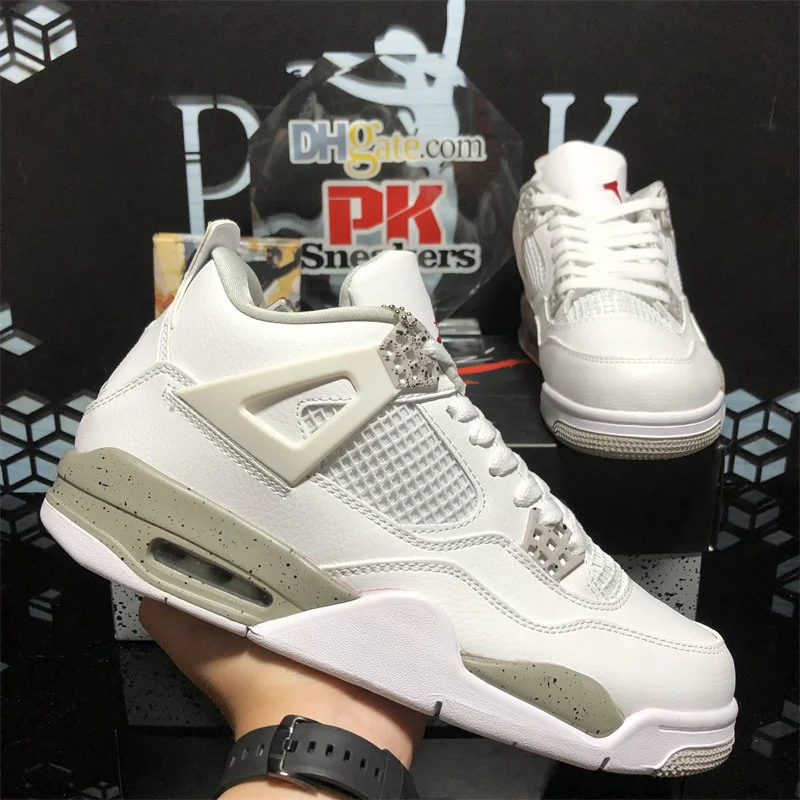 

Top Quality New Black Cat 4s Basketball Shoes 4 Universitys Blue Union Men Women Sneakers Off White Sail Bred Sports Shoes