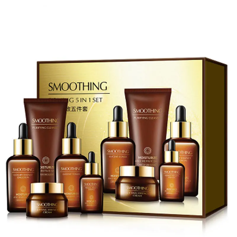 Five-Piece Skin Care Set Removal Fine Lines Anti-Aging Freckles Moisturizing Lifting Firming Sodium Hyaluronate Skin Care