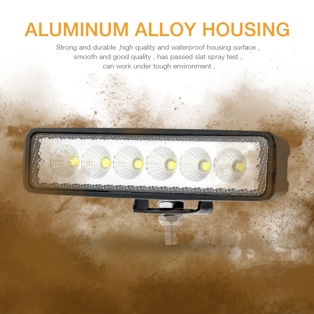 противотуманные фары 2 шт. 18 Вт DRL светодиодный свет работы 10 30 В 4WD 12 для