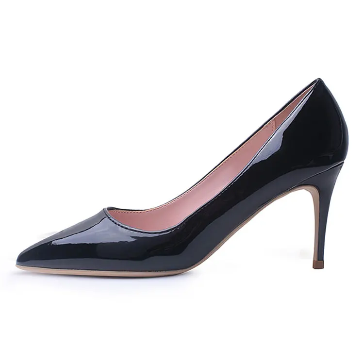 

Black Heels Women's Shoes High Heels Shoes Woman Pumps Plus Size zapatos de mujer chaussure femme Black buty damskie