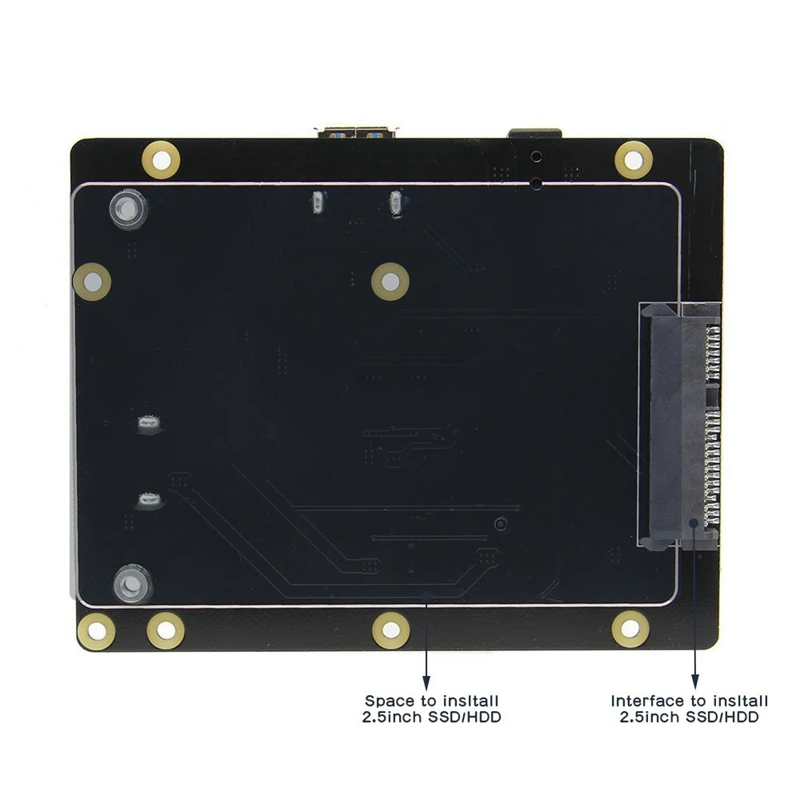 Raspberry Pi 2 5 дюймов Sata Hdd/Ssd Плата расширения хранения X820 V3.0 Usb 3 0 мобильный жесткий