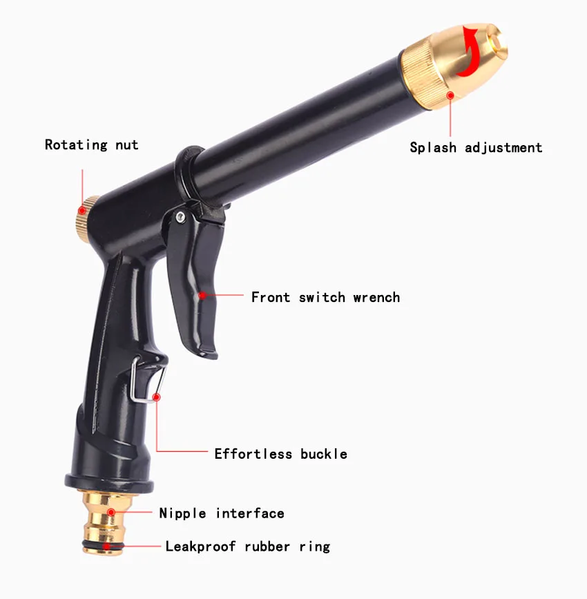 Садовый шланг 25FT 100FT телескопический пластиковый гибкий рукав с