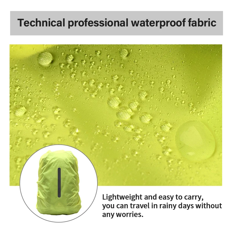 Рюкзак водонепроницаемый мешок от дождя для пешего туризма и походов объем 10 л 35