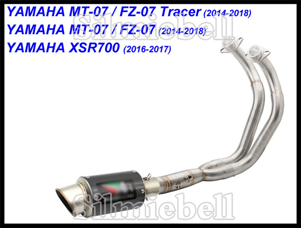 Мотоцикл выхлопной глушитель трубы Escape Moto из углеродистого волокна с полным