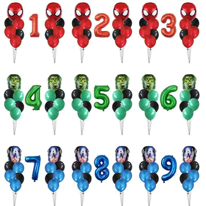 Воздушные шары из фольги Человек паук 1 комплект|Воздушные и аксессуары| |