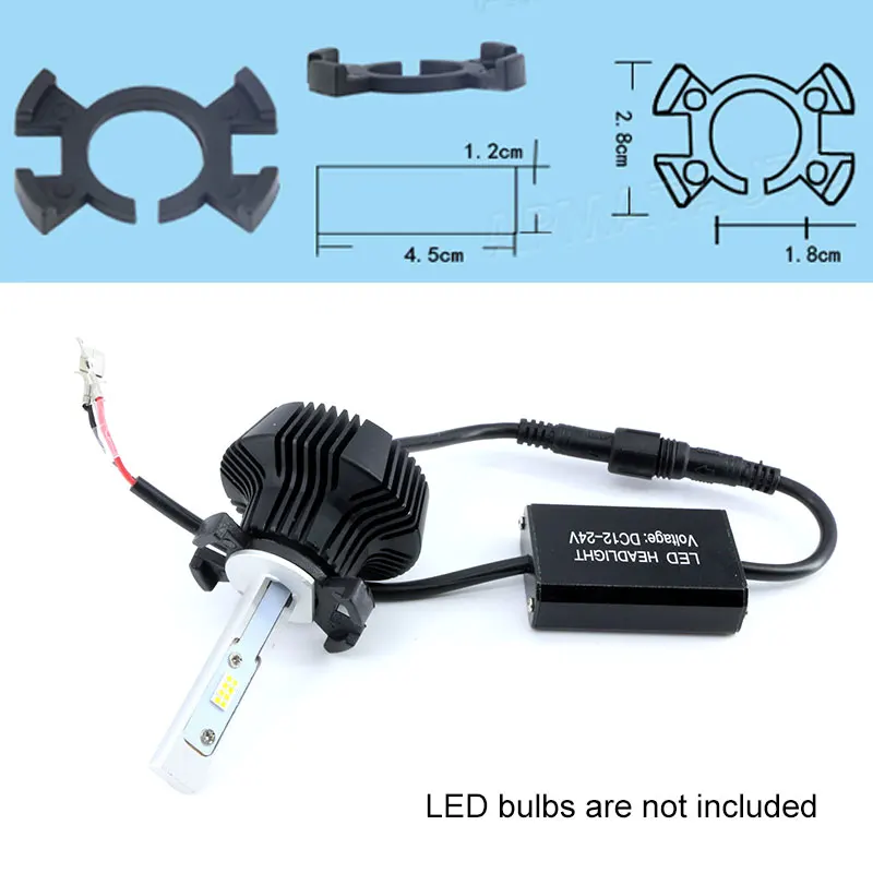 10pcs H1 LED Headlight Bulbs Holder Adapter Base Retainer For Honda Prelude CR-V Odyssey Acura RSX ect | Автомобили и мотоциклы
