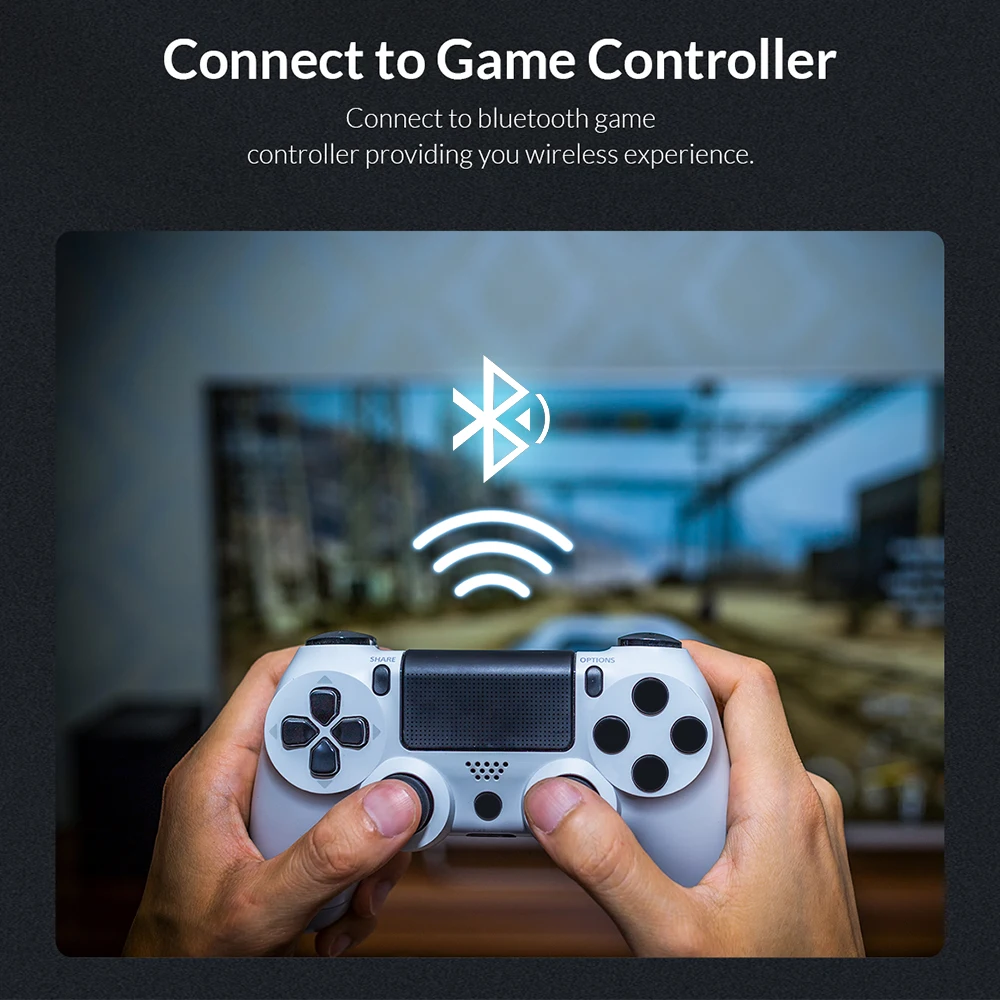 

ORICO Bluetooth 5.0 Adapter Wireless USB Dongle BTA-608 USB Music Audio Receiver Transmitter for Desktop Headphone PC Mouse