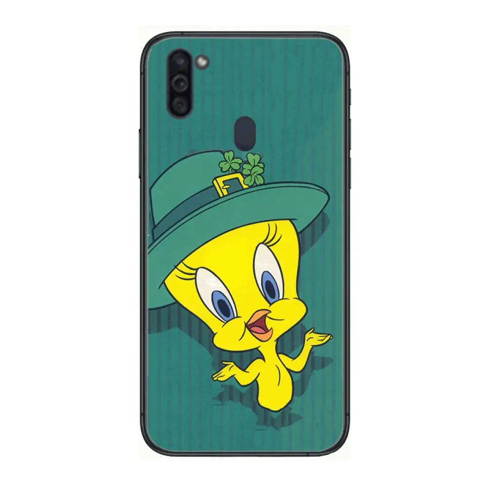 

Tweety Bird Case study Mobile Phone Case Hull For Samsung Galaxy M 10 20 21 31 30 60S 31S Black Shell Art Cell Cover TPU