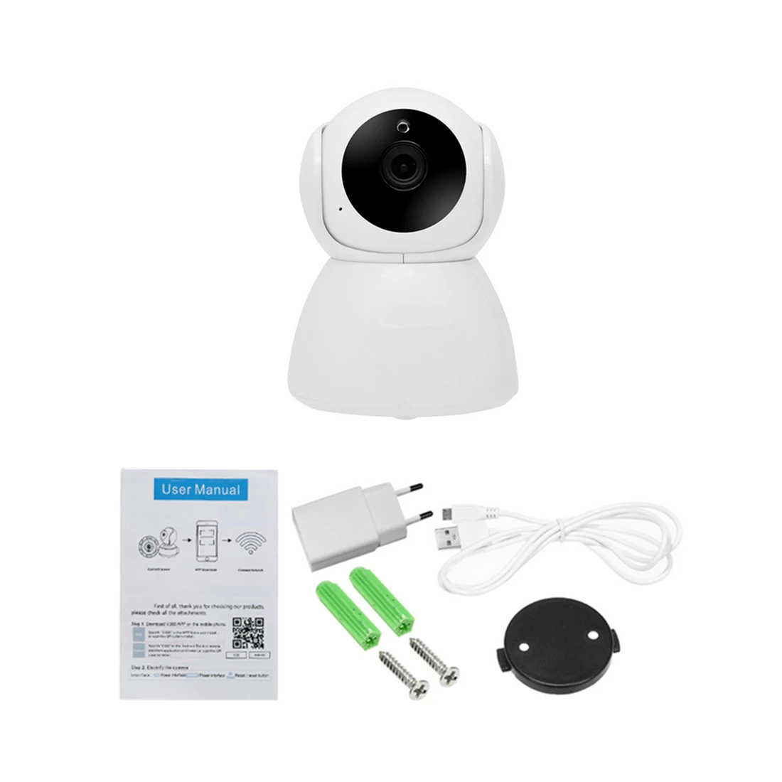 

1080P HD Wireless WiFi Camera IP Camera Baby Monitor Security CCTV Camera 360 Degrees Pan Tilt Rotation Full IR Night Vision