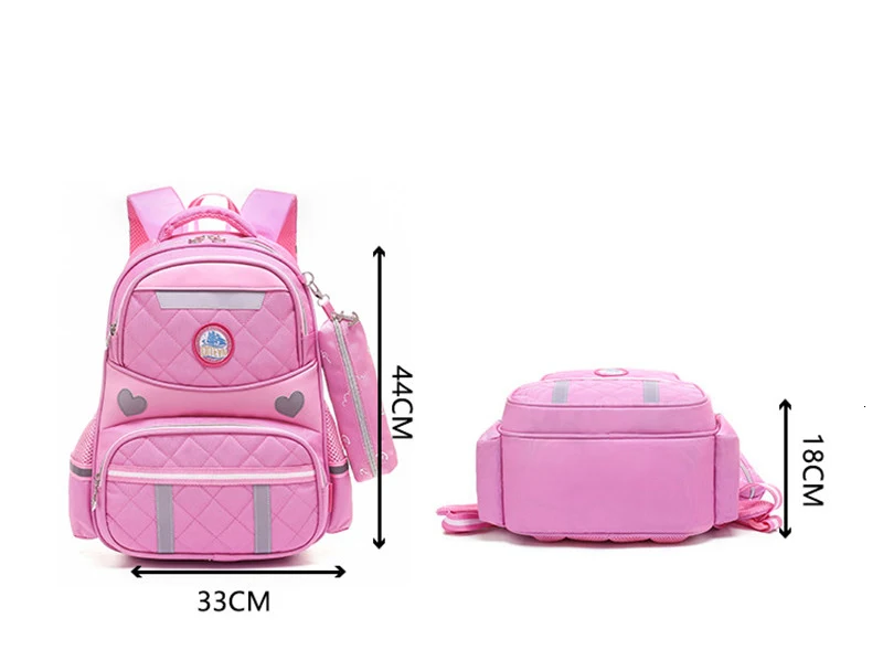 Bags Girls Backpacks Children School Cute For Girls Orthopedic Waterproof Kids School Bag with Reflective Strip Mochila Escolar
