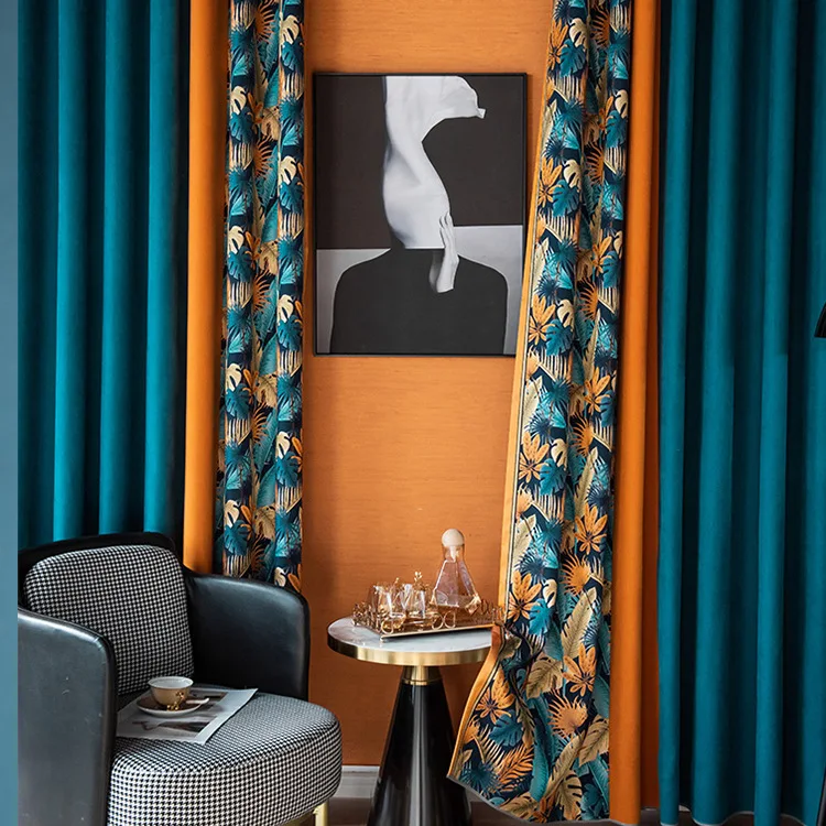 Занавеска s для гостиной новинка 2021 Современная Минималистичная атмосфера