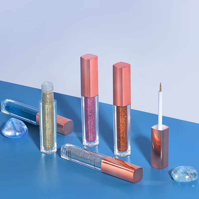 Голографический блеск Тени для век Палитра Блестящий пигмент глаз Русалка пудра