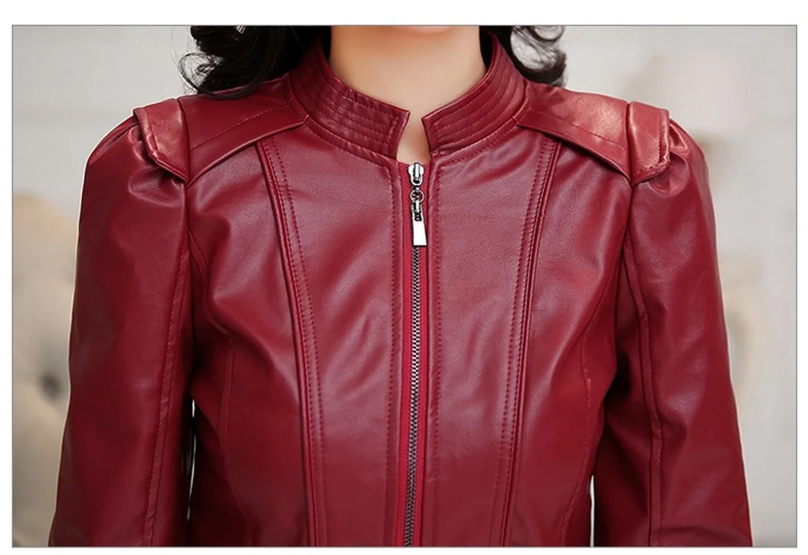 Zogaa 2019 Осенние новые модные женские короткие кожаные куртки из искусственной