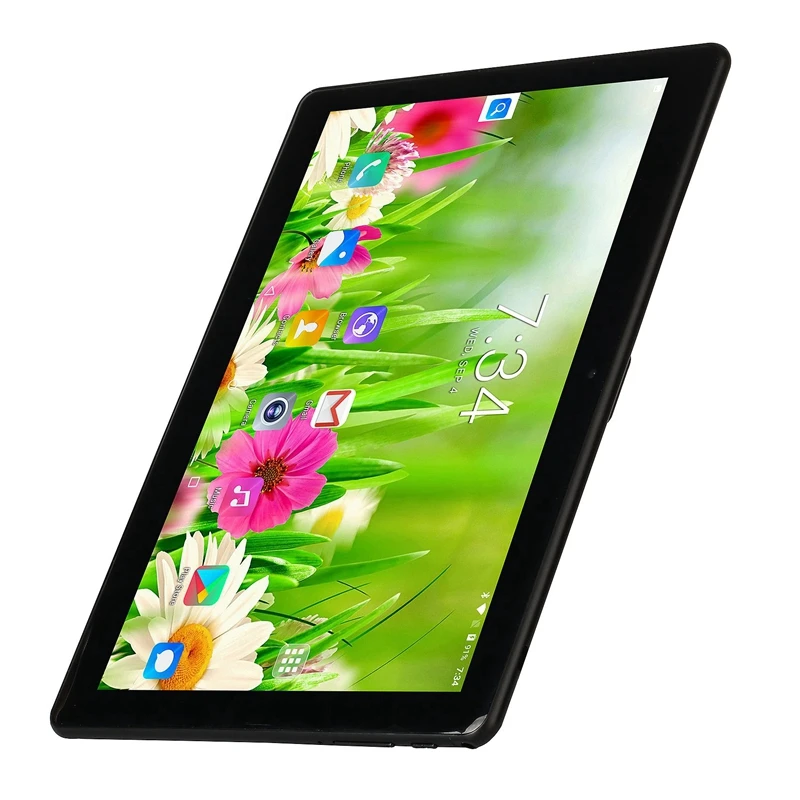 

S10 Tablet PC 10.1 Inch 800X1280 IPS MT6580 4-Core 1G+32G Android 7.0 Dual Cassette Call Tablet PC-Black