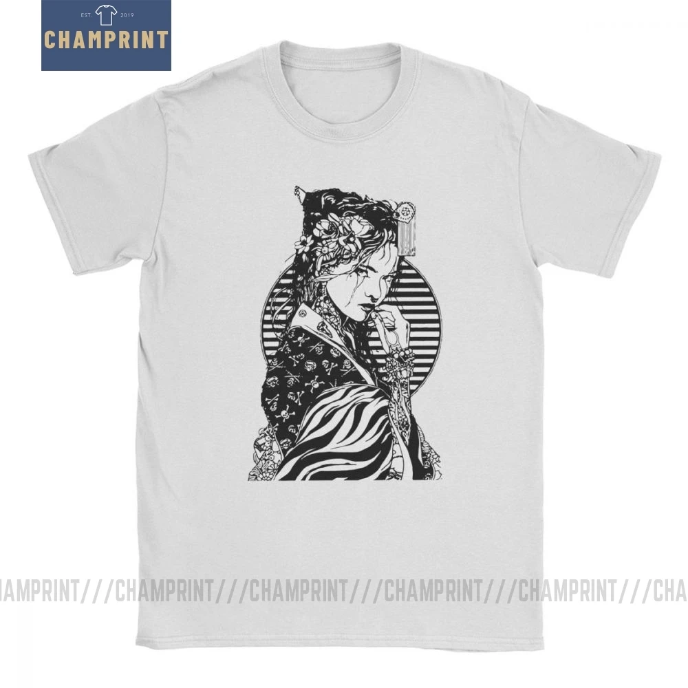 Футболка мужская из чистого хлопка с коротким рукавом и круглым вырезом|Мужские