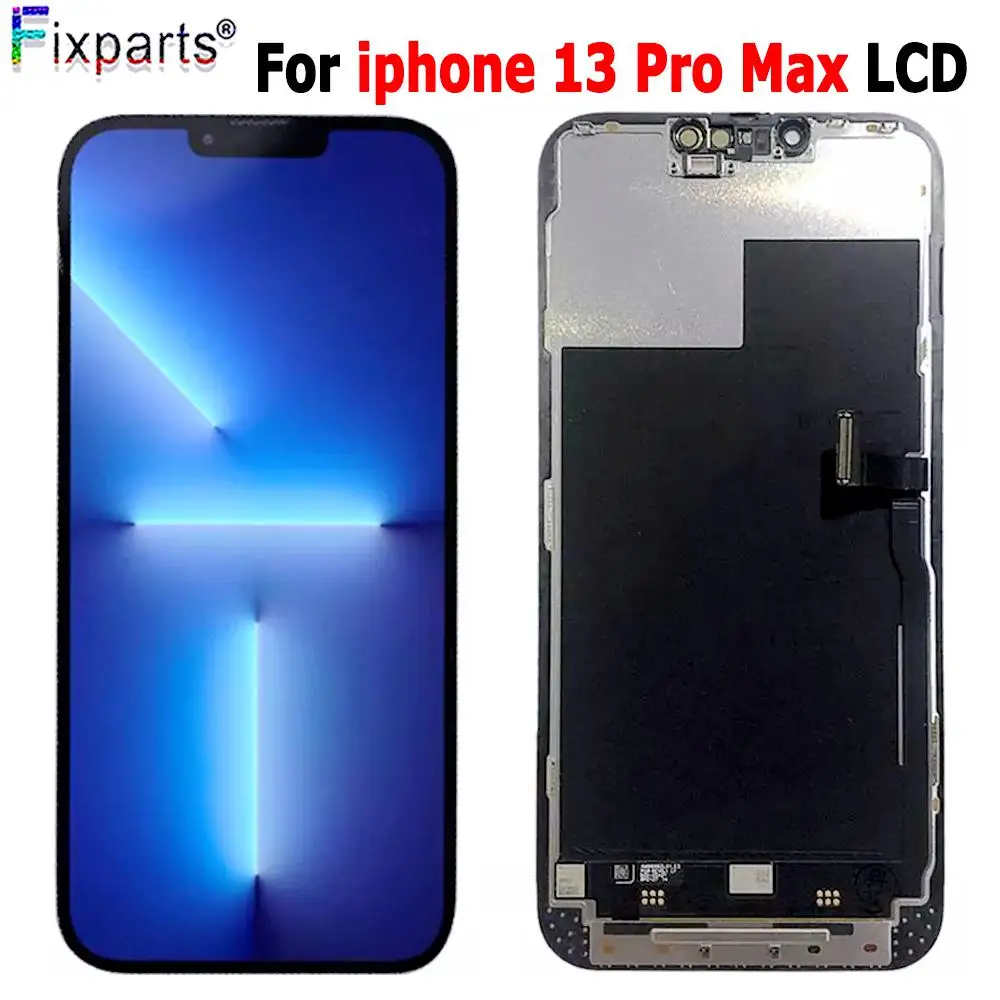 

AMOLED Display For Apple iPhone 13 Pro Max LCD A2643 A2484 A2641 A2645 Display Touch Screen Digitizer With Frame Replacement
