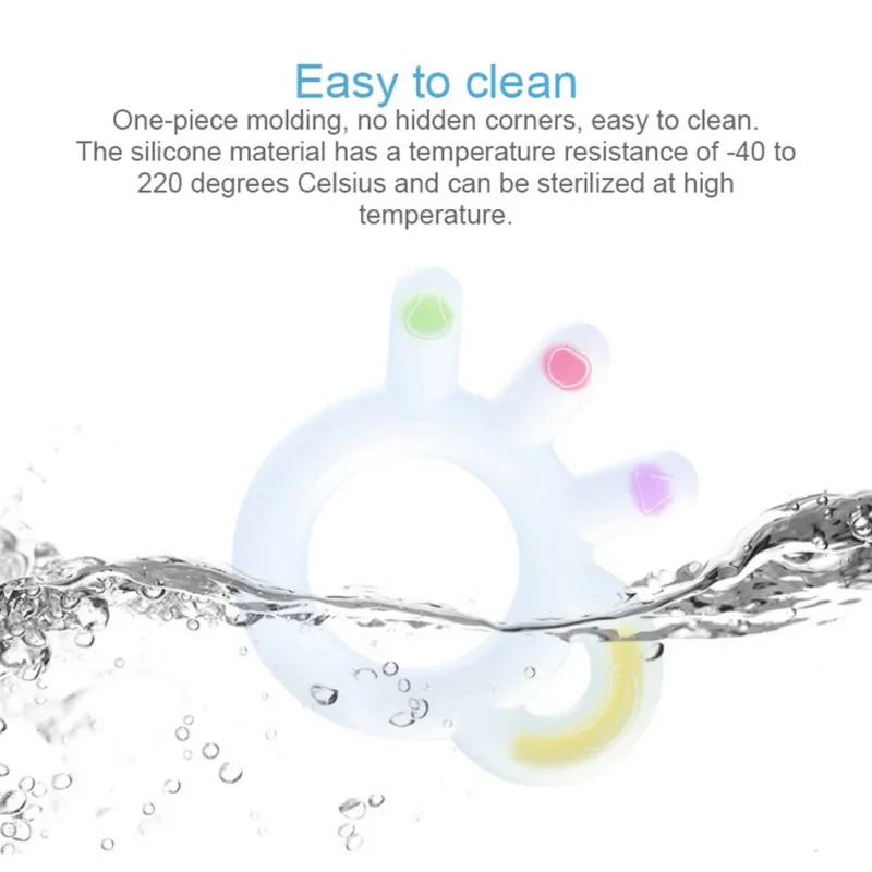 

New Silicone Baby Pacifier New Baby Teething Toy Bites Baby Bell