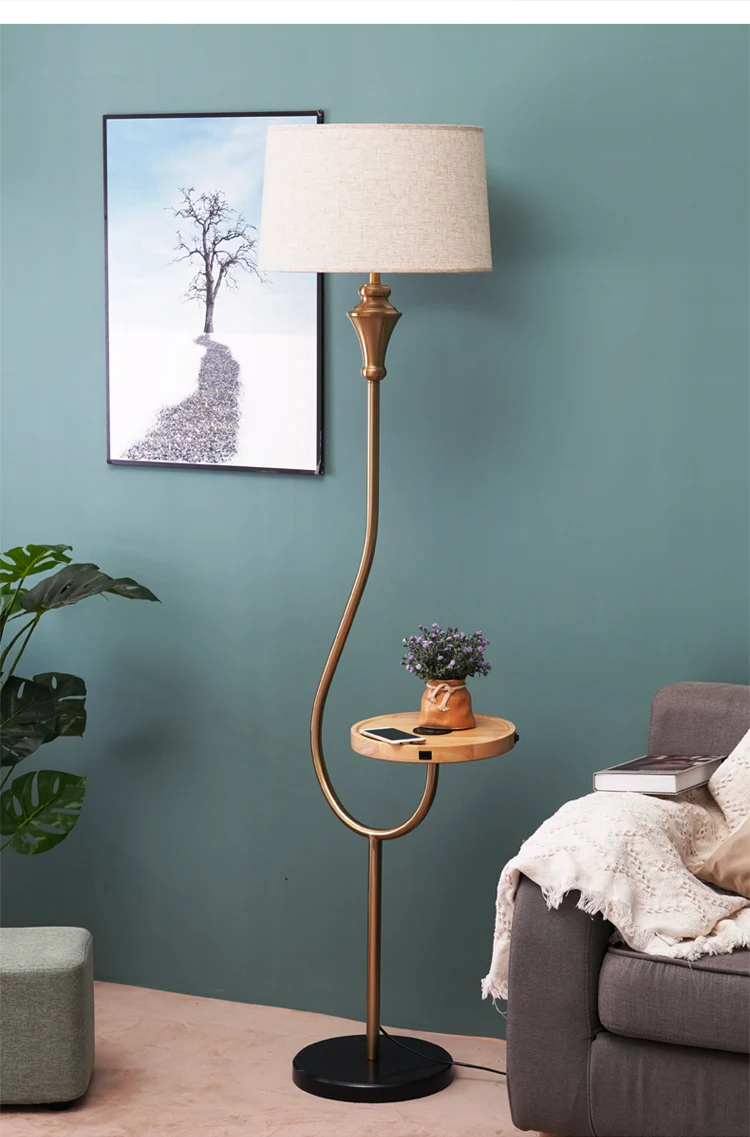 Напольная Лампа с USB зарядкой беспроводная лампа для телефона покрытая цветным