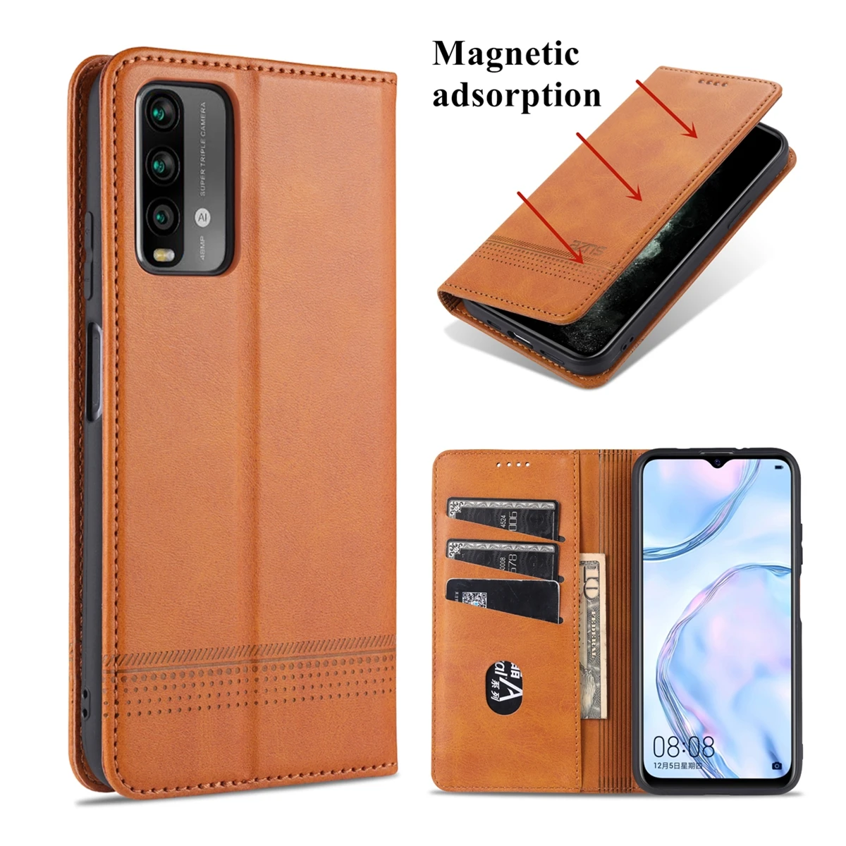 

Кожаный чехол для Xiaomi POCO M3 / Pocophone POCO M3 Pro 5G
