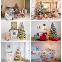 christmas indoor theme photography background christmas tree children portrait backdrops for photo studio props 21518 hyd 04