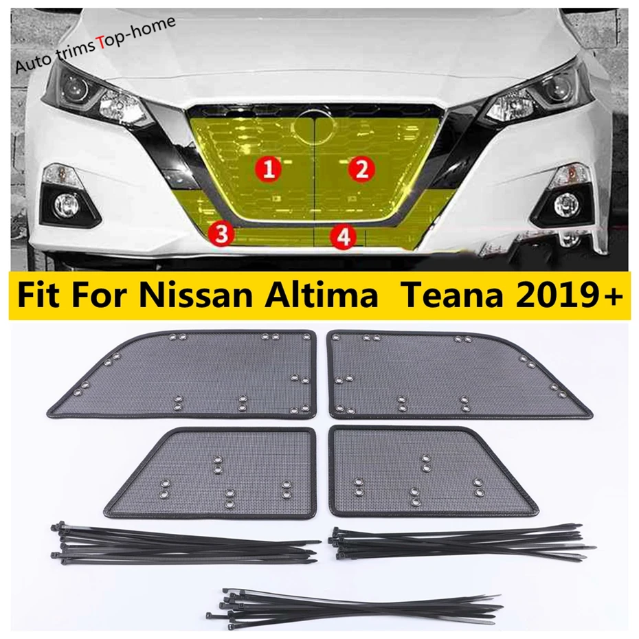 

Car Grill Insect Net Insect Screening Insert Mesh Protection Cover Kit Trim Accessories For Nissan Altima Teana 2019 - 2023