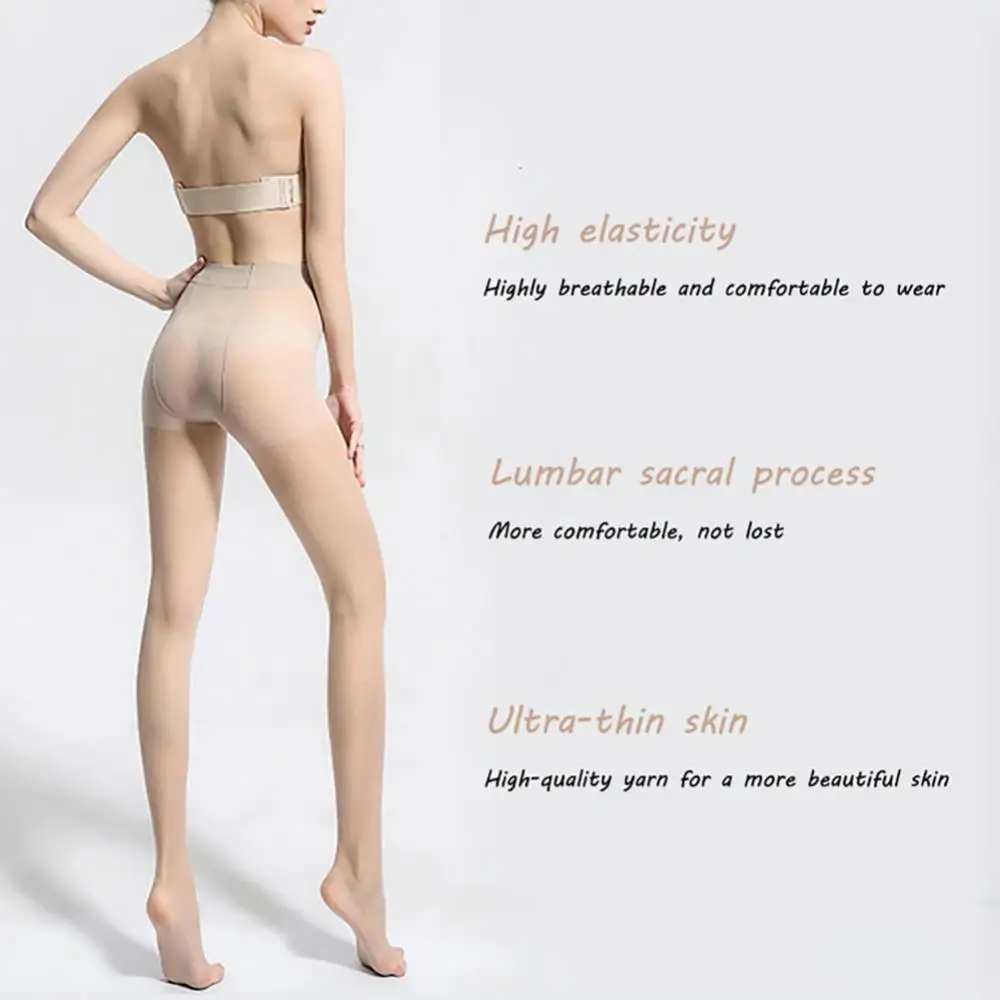 

70% Hot Sell 2 Pairs Women Ultra-thin Pantyhose Tights High Waist Sexy Stockings Leggings