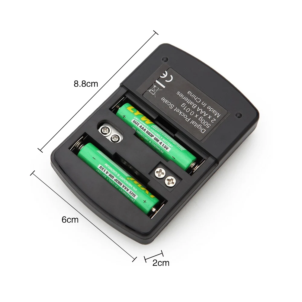 

1pcs 0.1g 0.01g Mini Digital Kitchen Scale LCD Display Precise Plastic Food Scale for Cooking Baking Weighing Electronic Scales