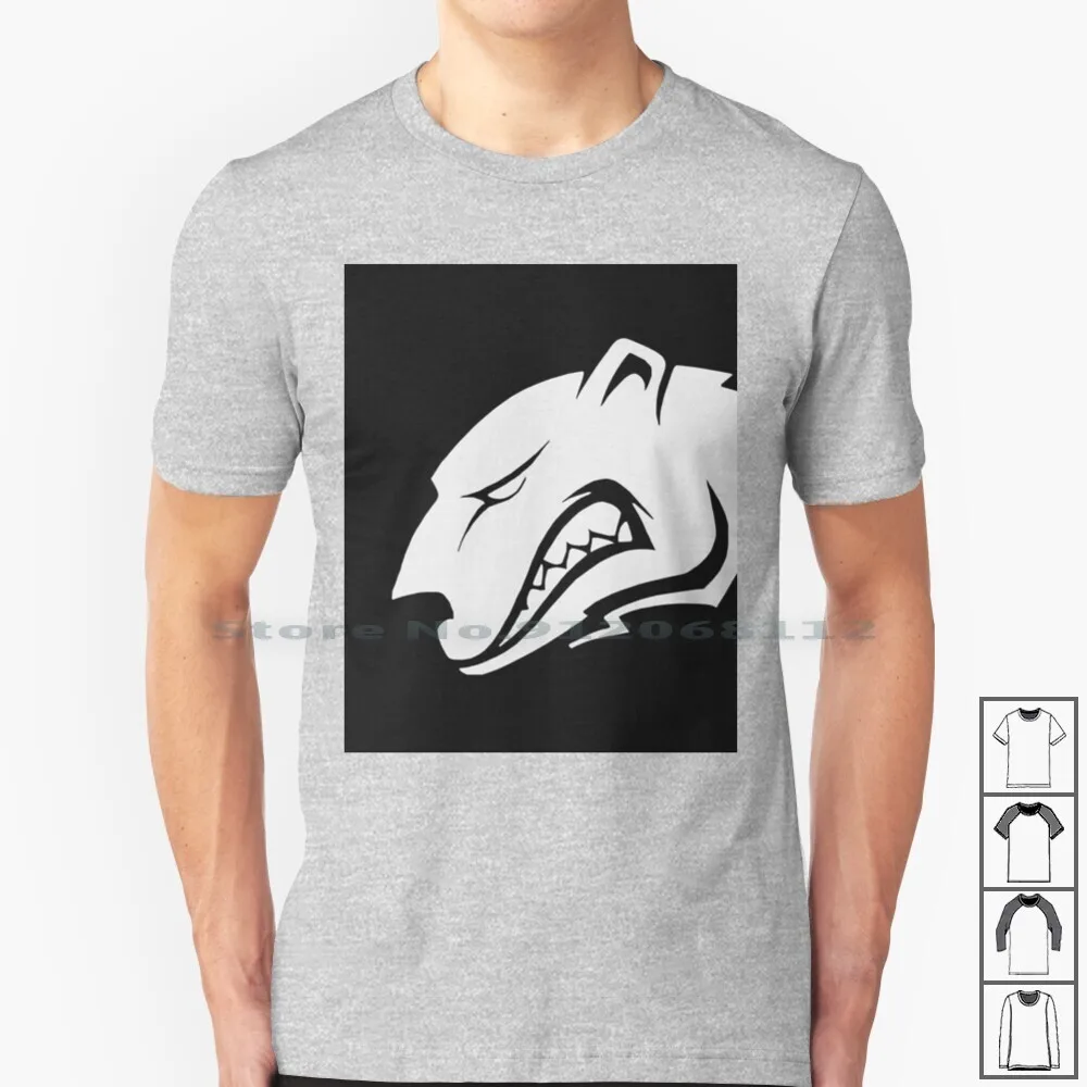 Футболка с логотипом Virtus Pro 100% хлопок вице-президент эспорта логотип медведя