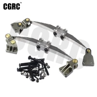 1 pair metal unpower front axle suspension for 114 tamiya rc car tow drag trailer truck man scania upgrade parts
