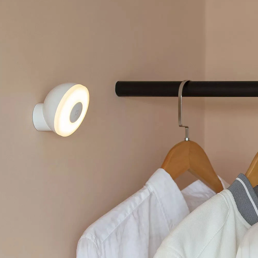 Светодиодный индукционный ночник Xiaomi 2 совместимый с Bluetooth вращение на 360