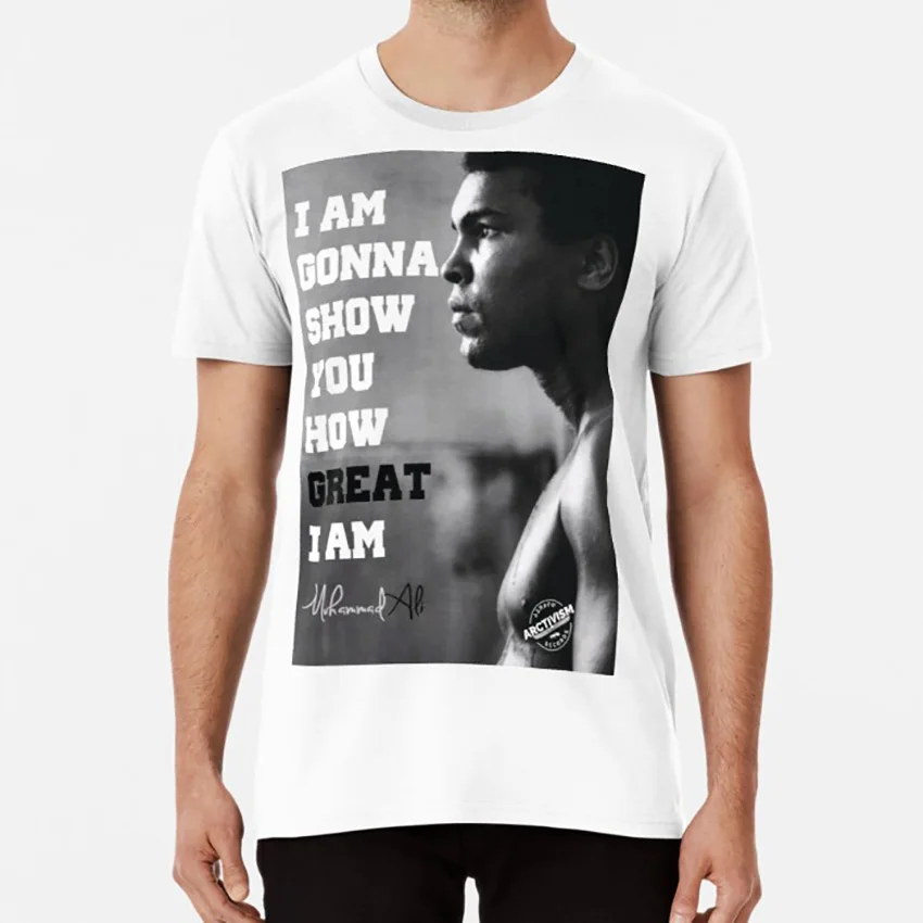MUHAMMAD ALI я собираюсь показать вам насколько великолепна футболка mohammed ali greatest boxe