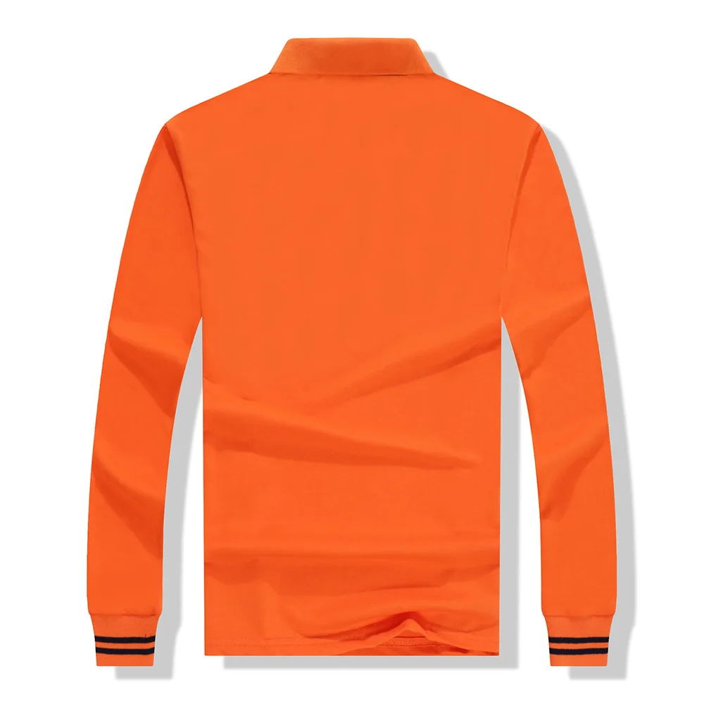 2019 осенние женские хлопковые тонкие рубашки поло с длинными рукавами модные