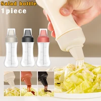 350ml 5 hole plastic salad mustard dressing squeeze convenience silicone bottle condiment decoration tools kitchen accessories