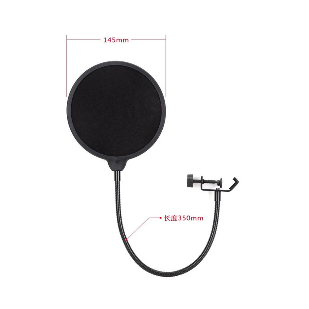Гибкий микрофон ветер экран ПОП Фильтр Портативный студия запись говорящий